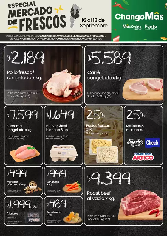 Catálogo HiperChangomas | Especial mercado de frescos | 2025-09-16T00:00:00.000Z - 2025-09-18T00:00:00.000Z