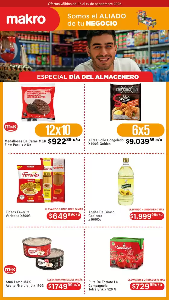 Catálogo Makro en Rosario | Ofertas especiales día del almacenero | 2025-09-15T00:00:00.000Z - 2025-09-19T00:00:00.000Z