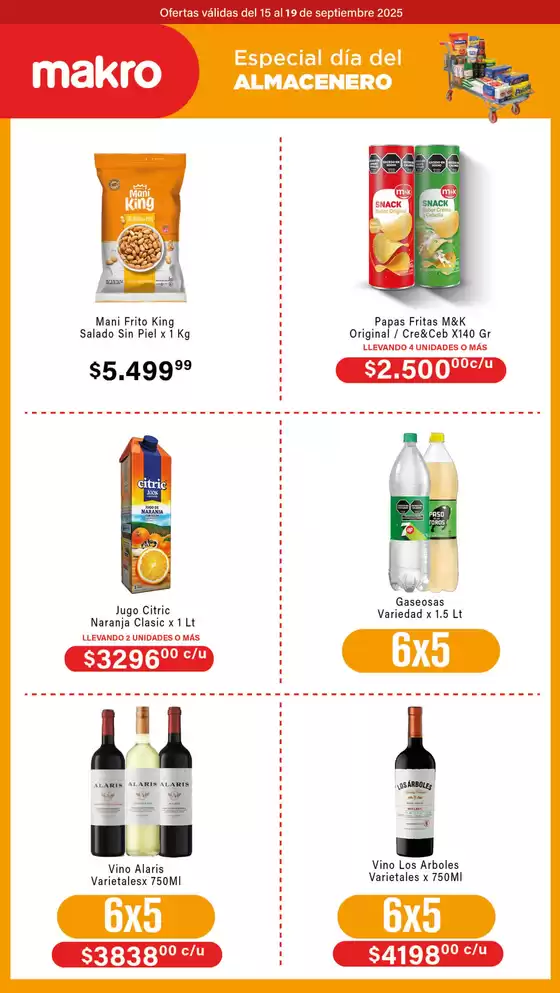 Ofertas especiales día del almacenero