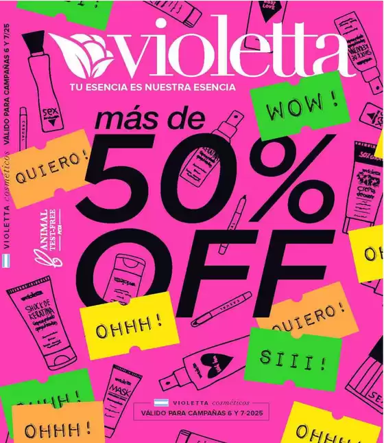 Catálogo Violetta Fabiani en Avellaneda (Buenos Aires) | Catalogo Violetta Campaña 6 Cosméticos Argentina 2025 | 2025-09-16T00:00:00.000Z - 2025-09-30T00:00:00.000Z