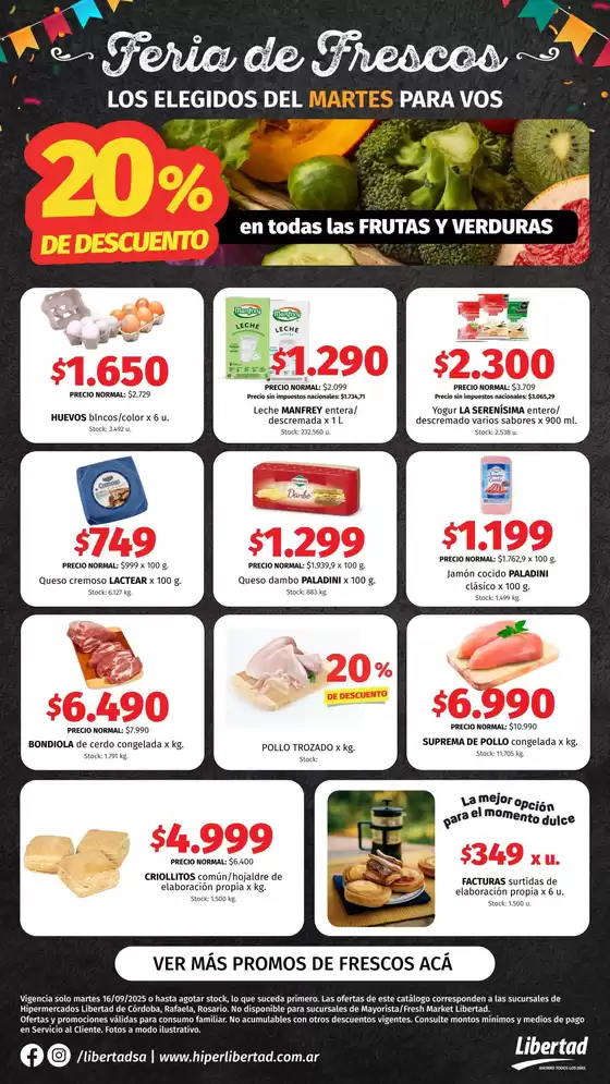Catálogo Hiper Libertad en Resistencia | Ofertas principales para ahorradores | 2025-09-17T00:00:00.000Z - 2025-10-01T00:00:00.000Z