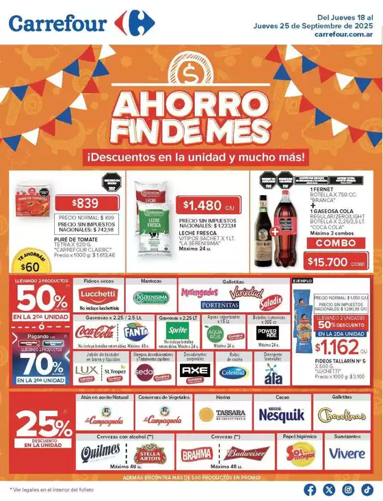 Catálogo Carrefour en Centenario | Carrefour Hiper 18 Septiembre | 2025-09-18T00:00:00.000Z - 2025-09-26T00:00:00.000Z