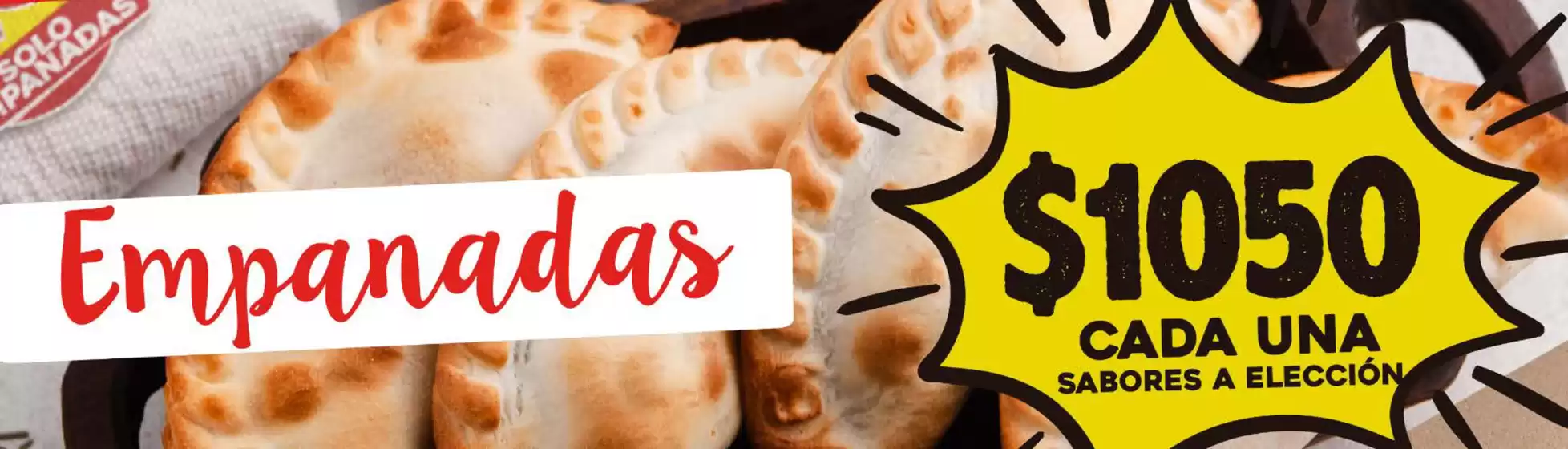 Catálogo Solo Empanadas en Granadero Baigorria | Promoción! | 2025-09-17T00:00:00.000Z - 2025-09-30T00:00:00.000Z