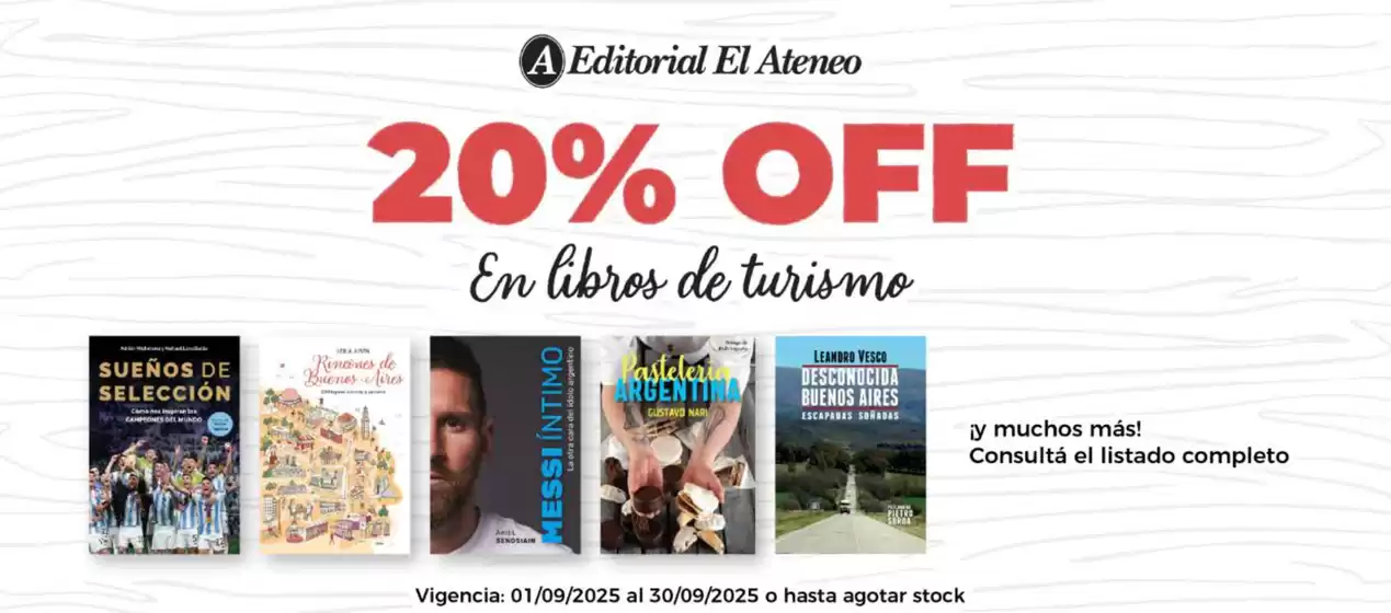 Catálogo Yenny El Ateneo en Rosario | Promoción! 20% off | 2025-09-18T00:00:00.000Z - 2025-09-30T00:00:00.000Z