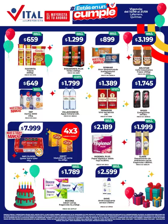 Gran variedad de ofertas