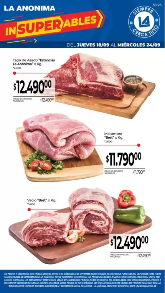 Catálogo La Anonima en Río Grande | Ofertas especiales para ti | 2025-09-18T00:00:00.000Z - 2025-10-02T00:00:00.000Z
