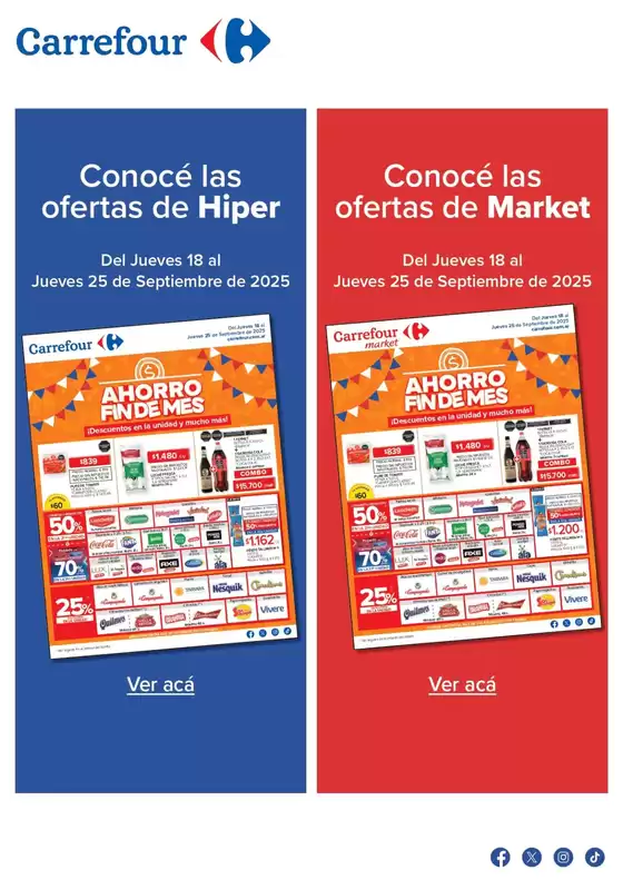 Catálogo Carrefour en Comodoro Rivadavia | Ofertas principales y descuentos | 2025-09-18T00:00:00.000Z - 2025-09-25T00:00:00.000Z