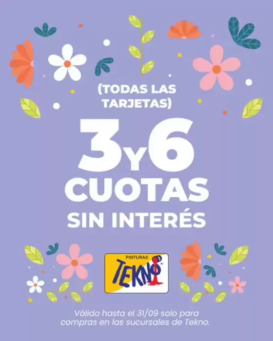 Promos mes de septiembre