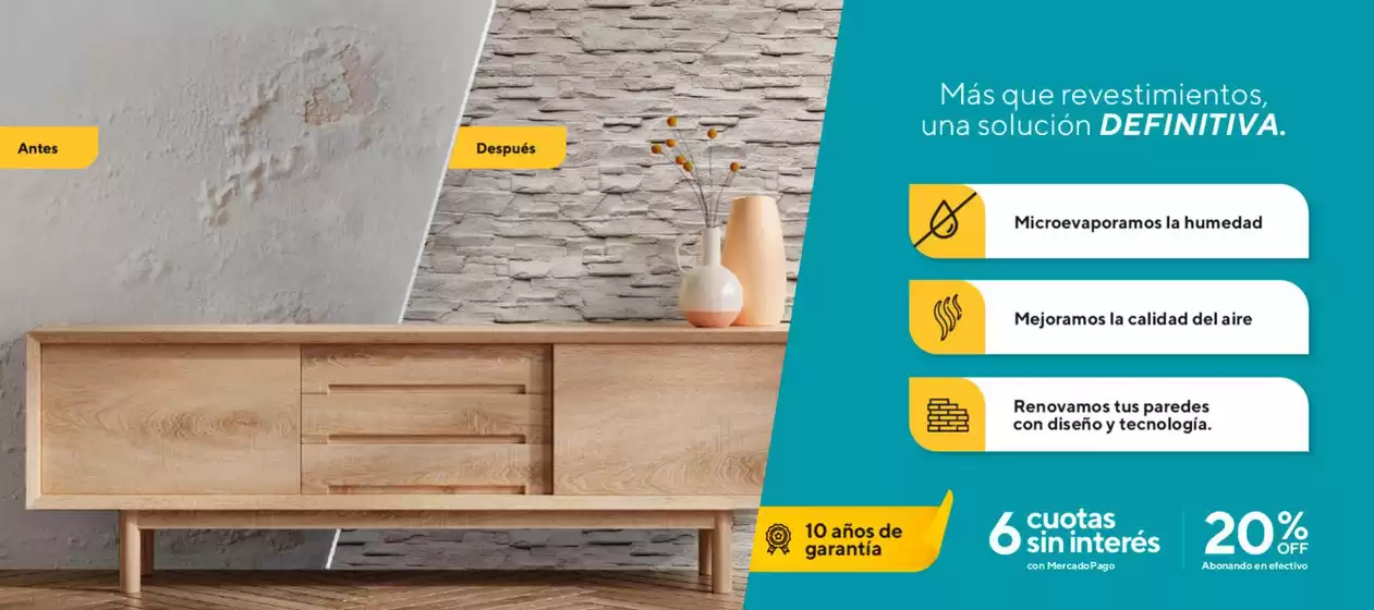 6 cuotas sin interes!!