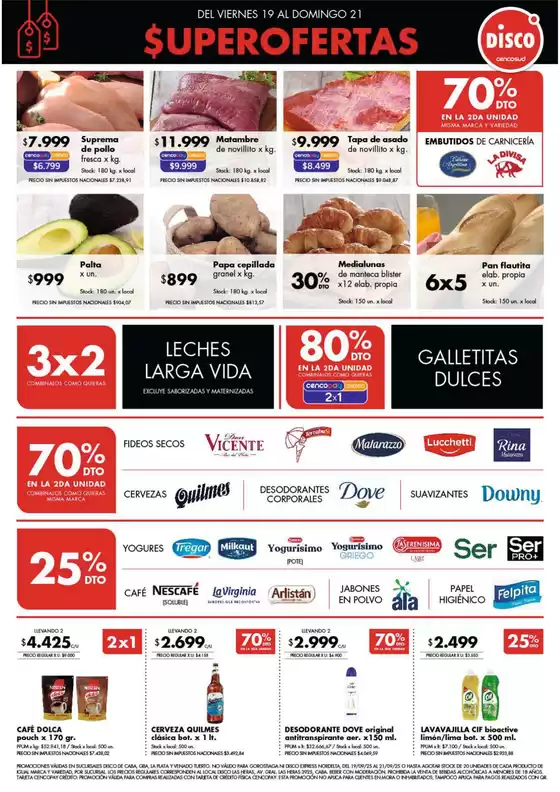 Catálogo Disco en Martínez | Ofertas | Bs. As. y Santa Fé | 2025-09-18T00:00:00.000Z - 2025-09-21T00:00:00.000Z