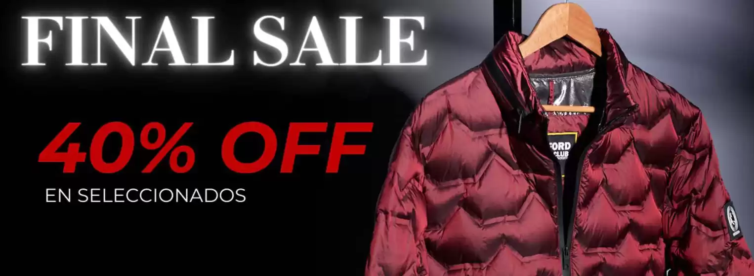 Final Sale hasta 40%