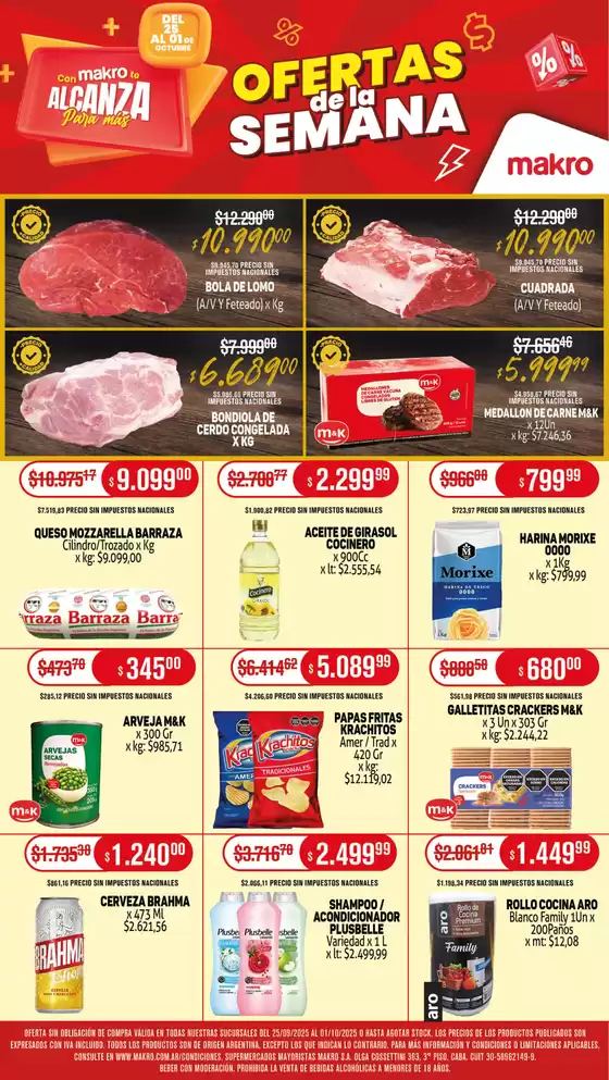 Ofertas semanales