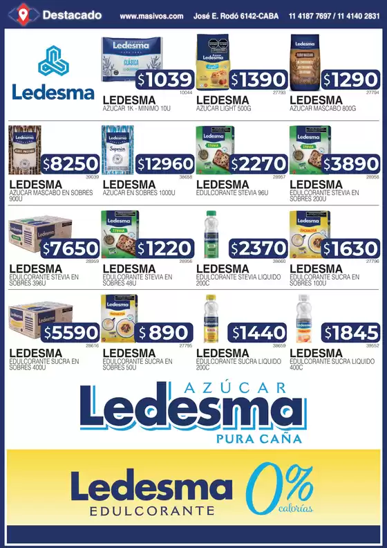 Ofertas Masivos