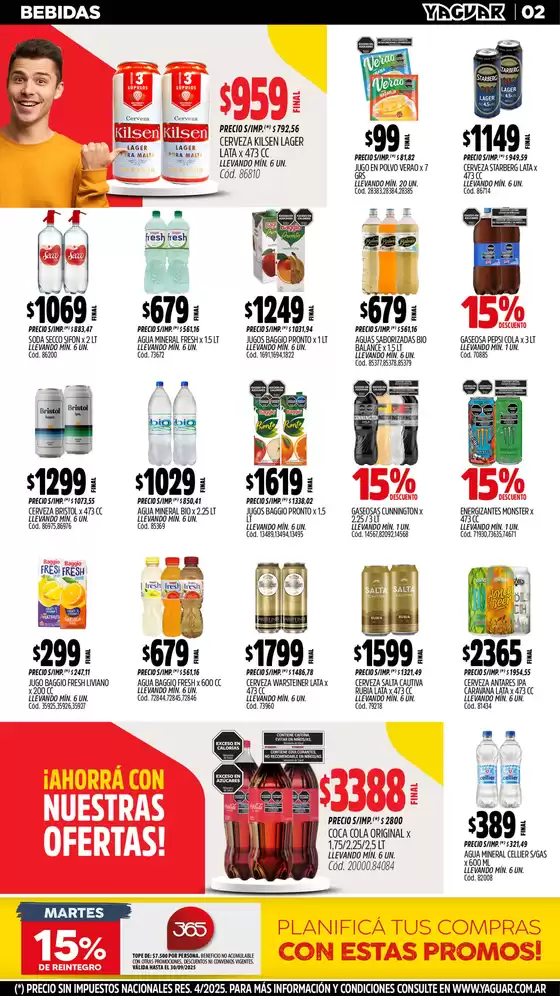 Ofertas principales y descuentos
