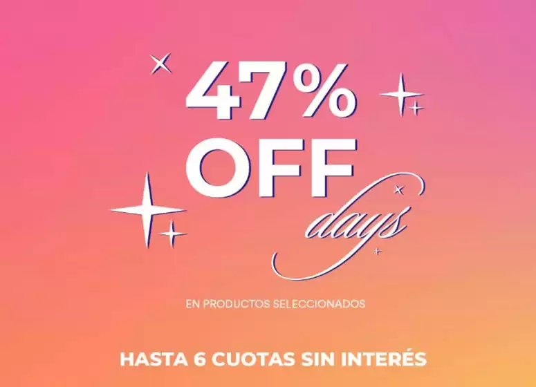 Catálogo 47 Street en Rosario | Promoción! | 2025-10-01T00:00:00.000Z - 2025-10-10T00:00:00.000Z