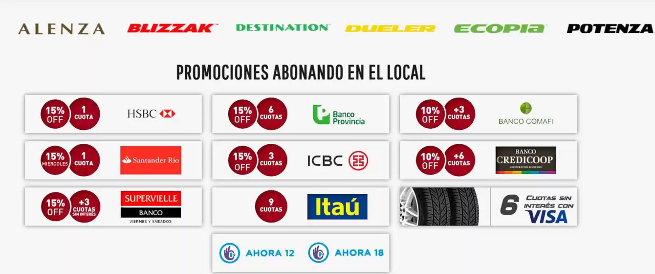 Promociones abonando en local