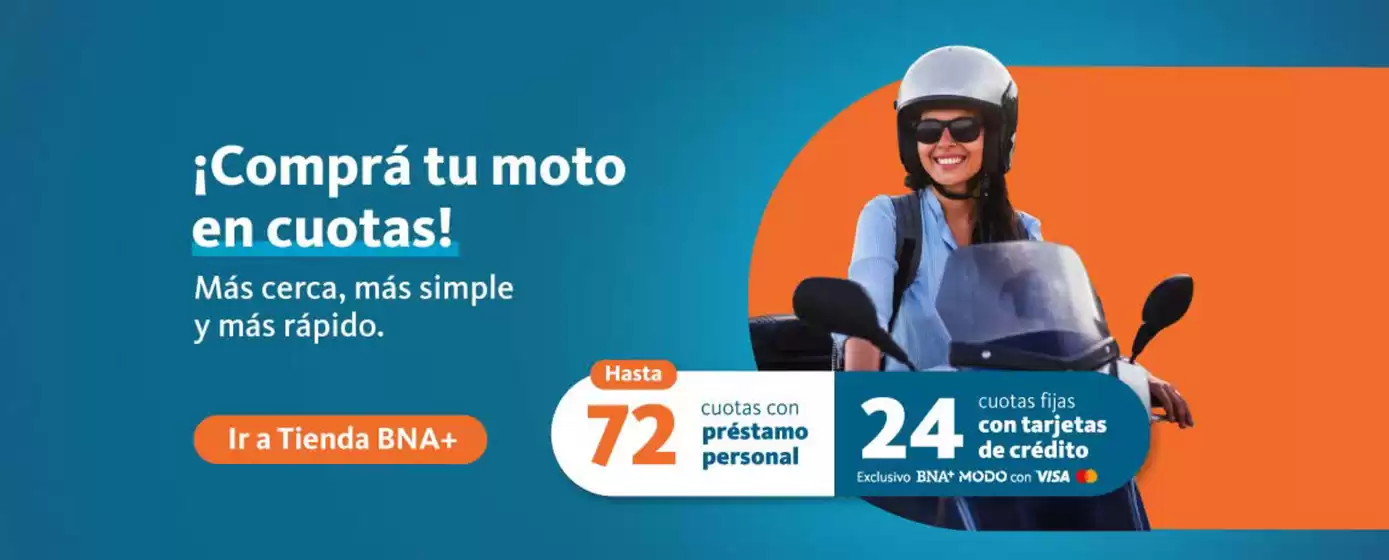 Comprá tu moto en cuotas!