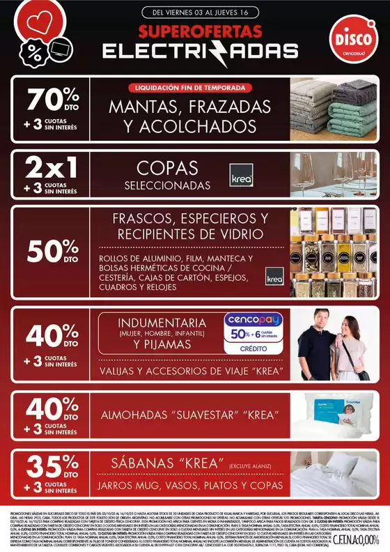 Ofertas | Electro, T. Libre y más