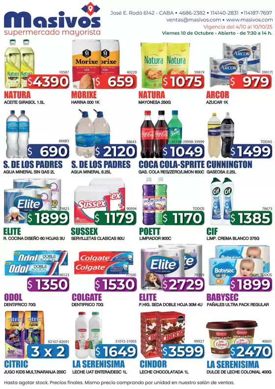 Ofertas Masivos