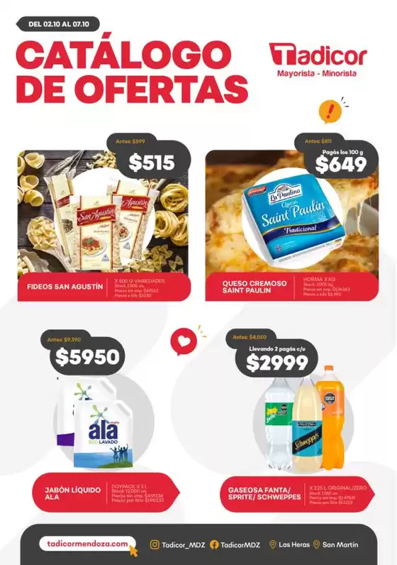 Catálogo Supermercados Tadicor
