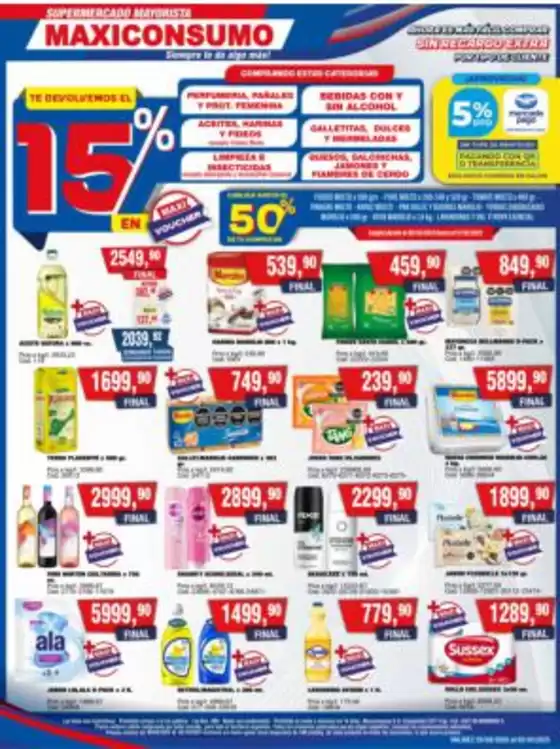 Catálogo Maxiconsumo en Deán Funes | Ofertas y promociones actuales | 2025-10-05T00:00:00.000Z - 2025-10-19T00:00:00.000Z