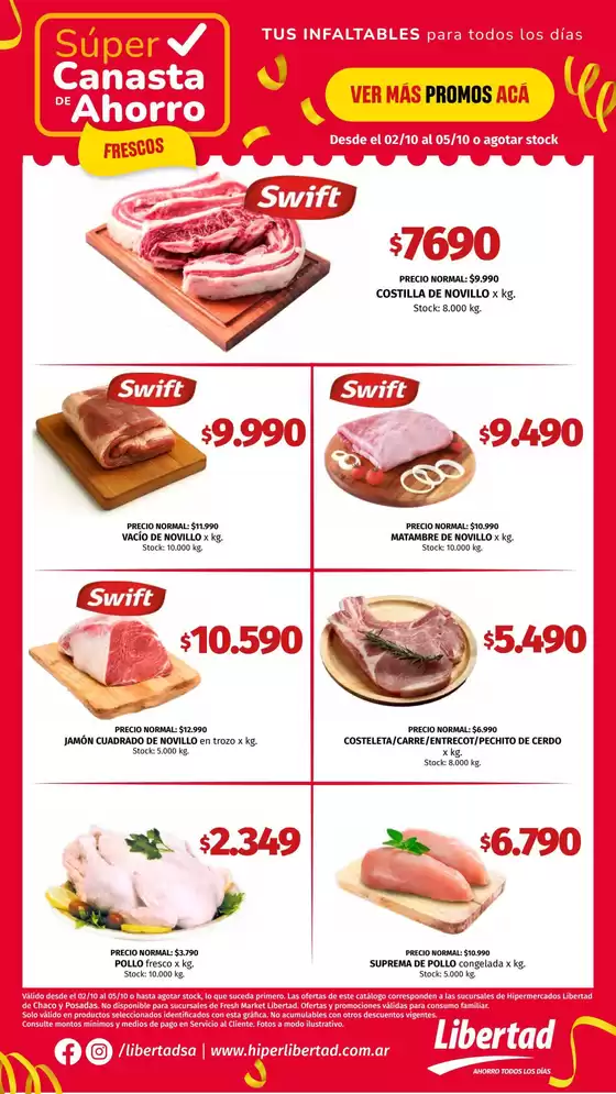 Catálogo Hiper Libertad en Nogoyá | Ofertas especiales para ti | 2025-10-05T00:00:00.000Z - 2025-10-19T00:00:00.000Z