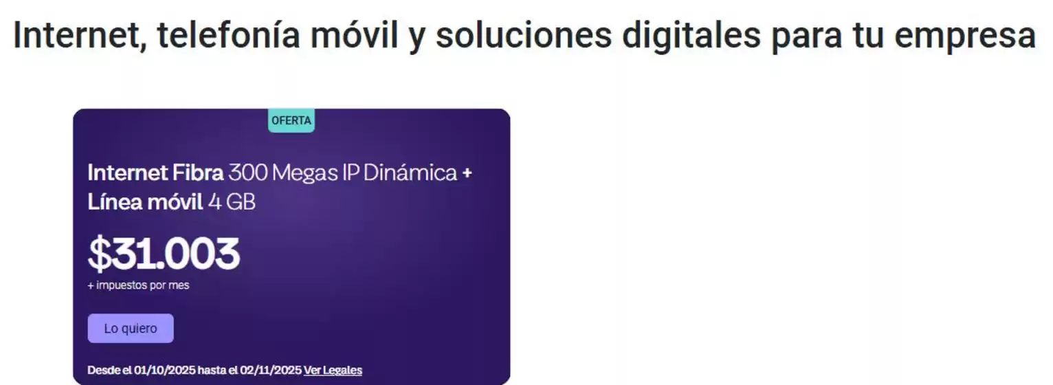 Promoción!