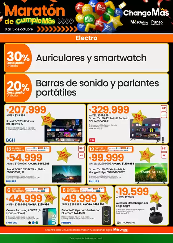 Del 9 al 15 de Octubre
