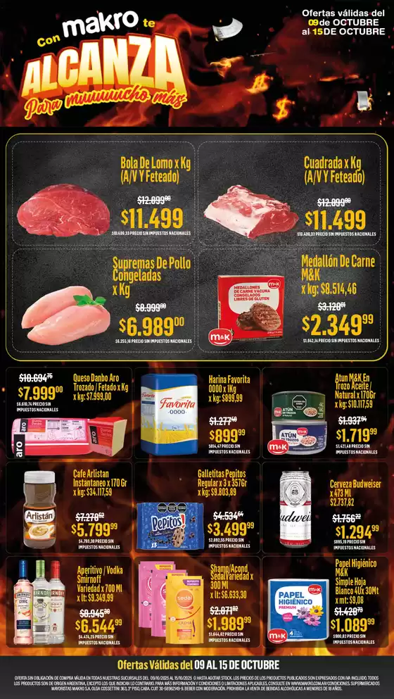 Catálogo Makro en Cosquín | Ofertas semanales | 2025-10-09T00:00:00.000Z - 2025-10-15T00:00:00.000Z