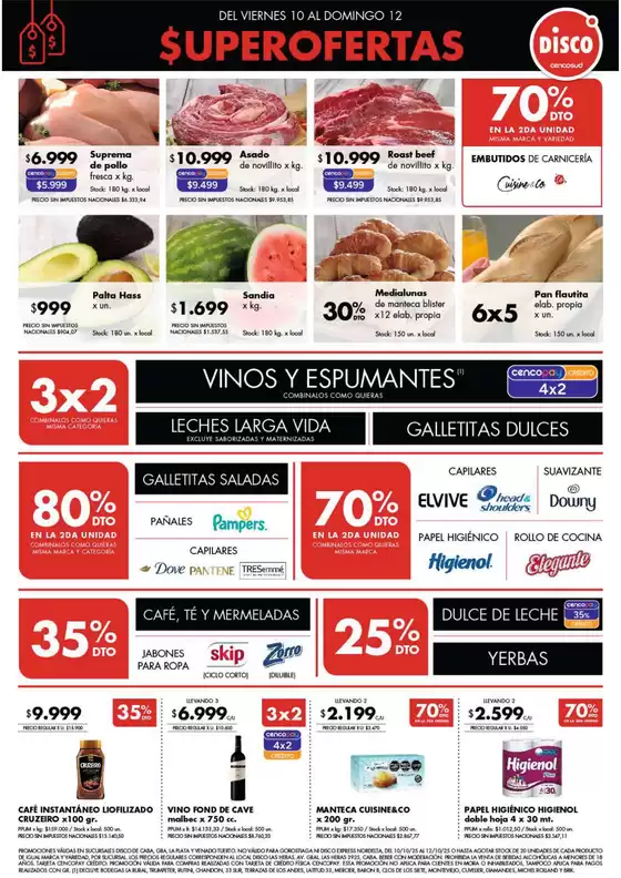 Catálogo Disco en Cosquín | Ofertas | Bs. As. y Santa Fé | 2025-10-09T00:00:00.000Z - 2025-10-12T00:00:00.000Z