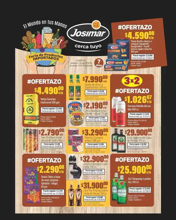 Catálogo Josimar en Morón | Ofertas principales para todos los cazadores de gangas | 2025-10-10T00:00:00.000Z - 2025-10-24T00:00:00.000Z