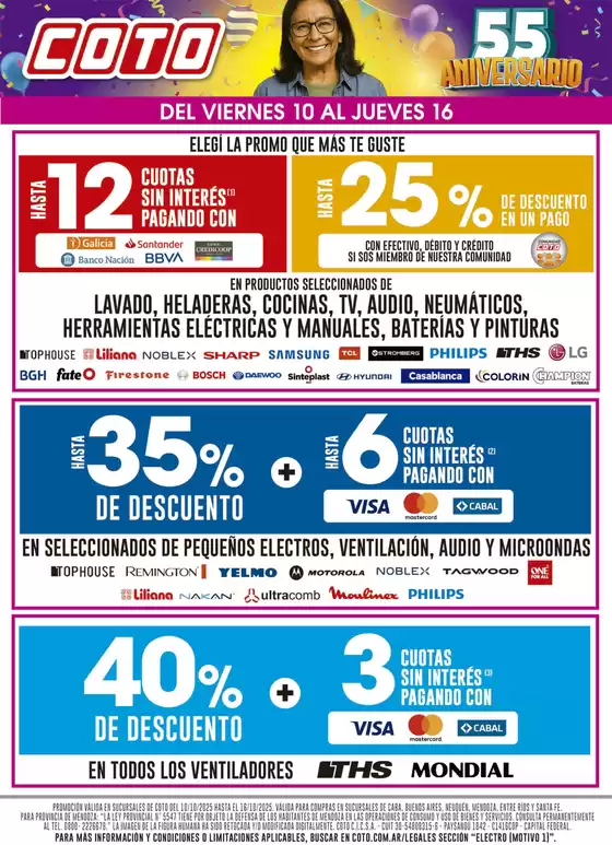 Coto Afiche Electro Motivo