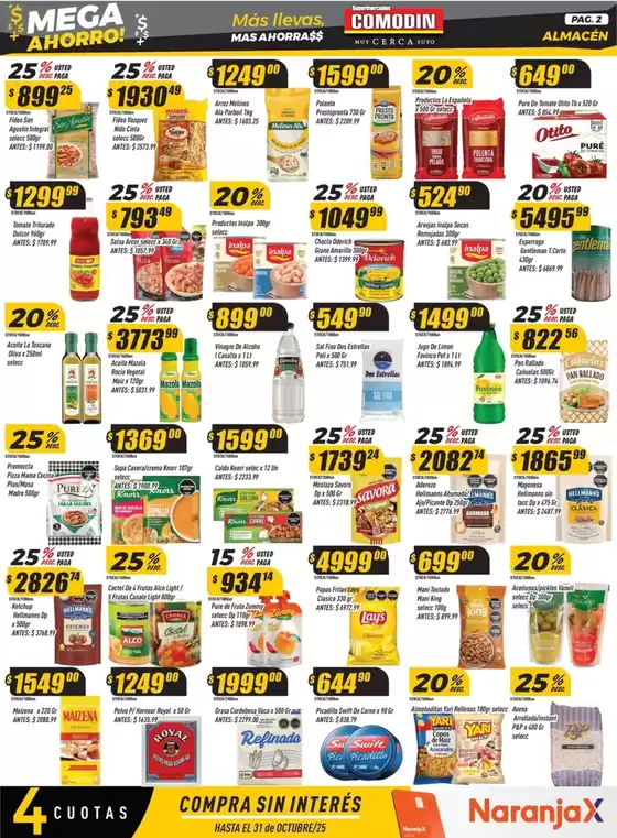 Ofertas principales y descuentos
