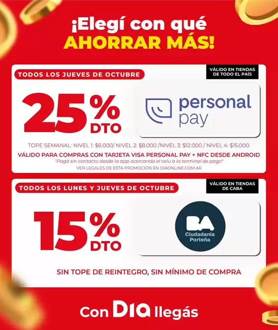 Catálogo Supermercados DIA | Descuentos y promociones | 2025-10-10T00:00:00.000Z - 2025-10-24T00:00:00.000Z