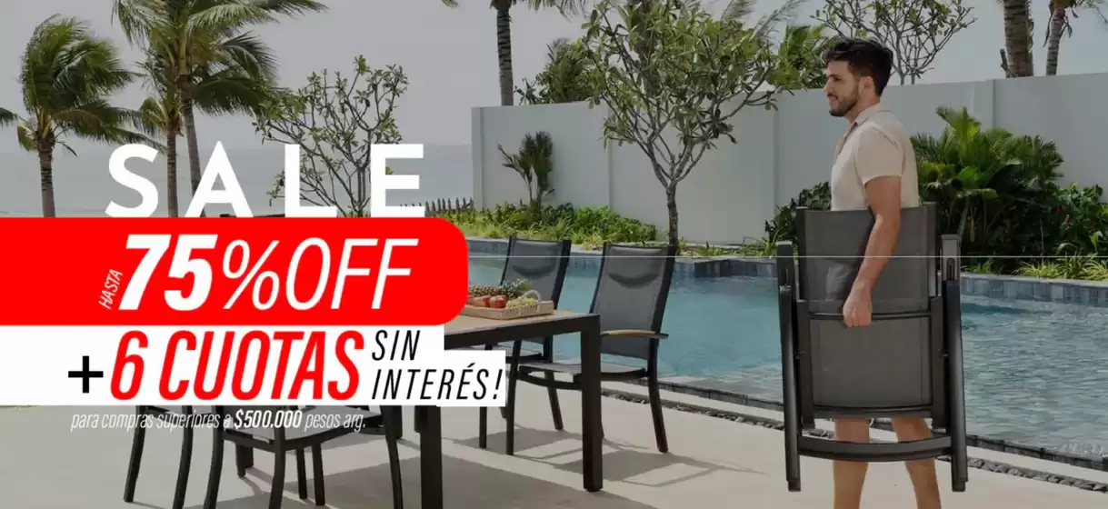 Sale hasta 75% OFF
