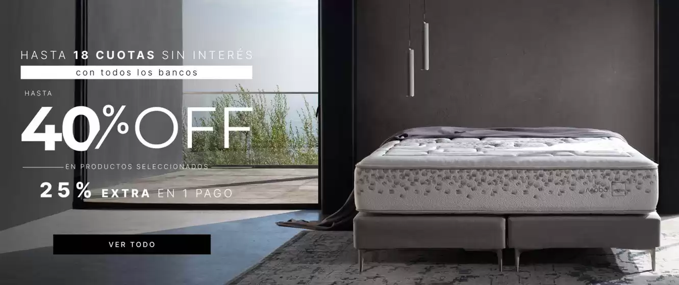 Hasta 40% off
