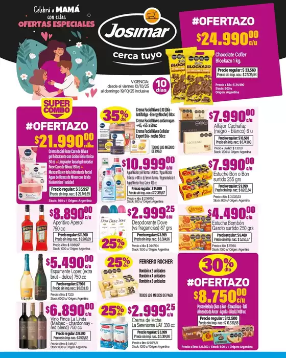 Catálogo Josimar en Morón | Excelente oferta para cazadores de gangas | 2025-10-11T00:00:00.000Z - 2025-10-25T00:00:00.000Z