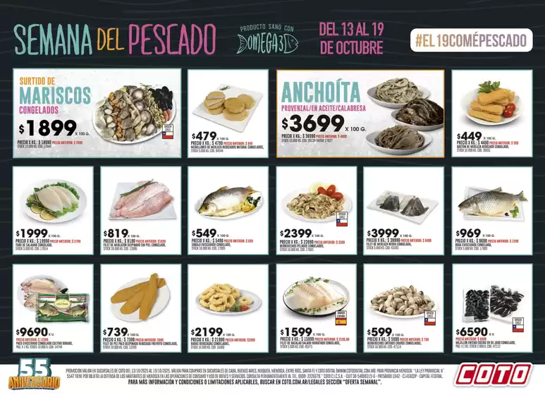 Catálogo Coto en Buenos Aires | Coto Afiche- Semana-del- Pescado- | 2025-10-13T00:00:00.000Z - 2025-10-27T00:00:00.000Z