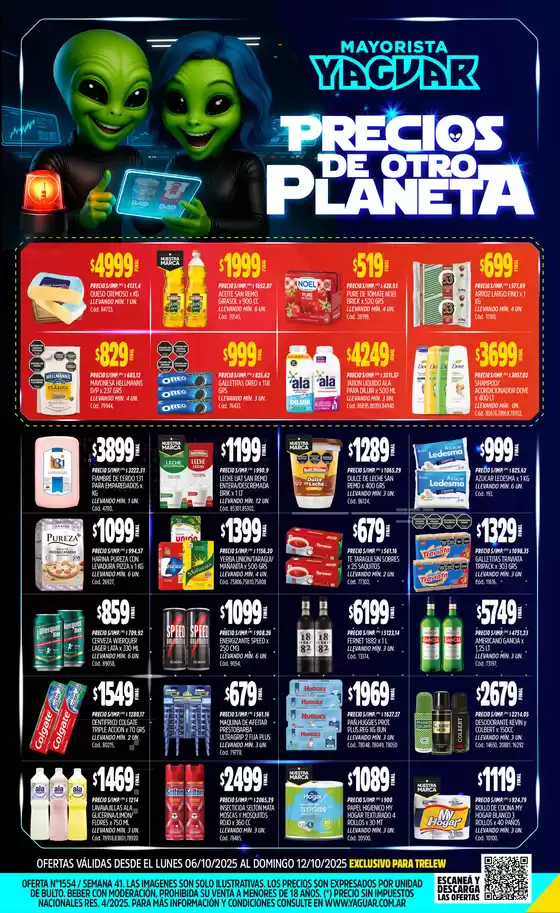 Catálogo Supermercados Yaguar en Caleta Olivia | Ofertas principales para todos los cazadores de gangas | 2025-10-13T00:00:00.000Z - 2025-10-27T00:00:00.000Z