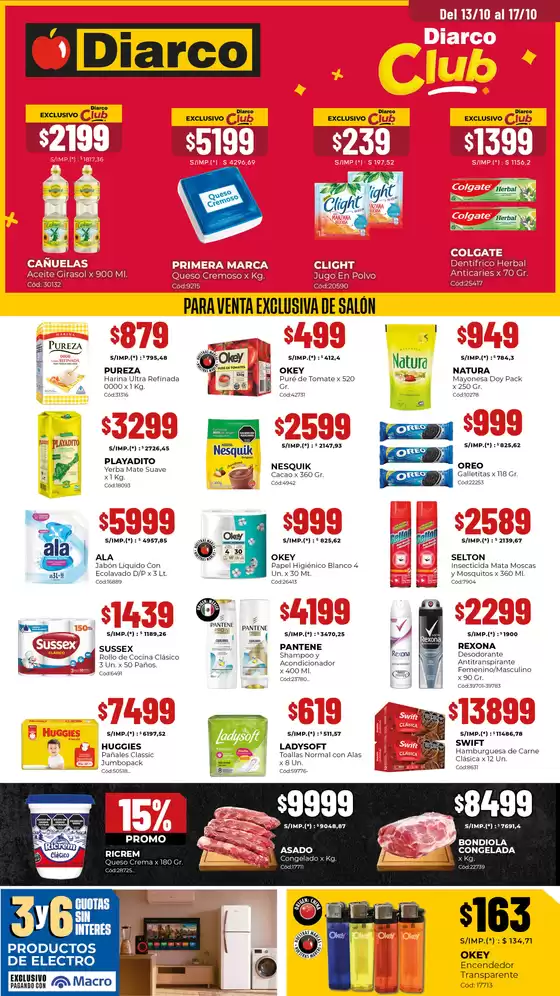 Catálogo Diarco | OFERTAS INTERIOR | 2025-10-13T00:00:00.000Z - 2025-10-17T00:00:00.000Z