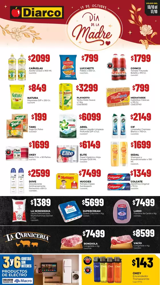 Catálogo Diarco | OFERTAS TDF | 2025-10-13T00:00:00.000Z - 2025-10-17T00:00:00.000Z