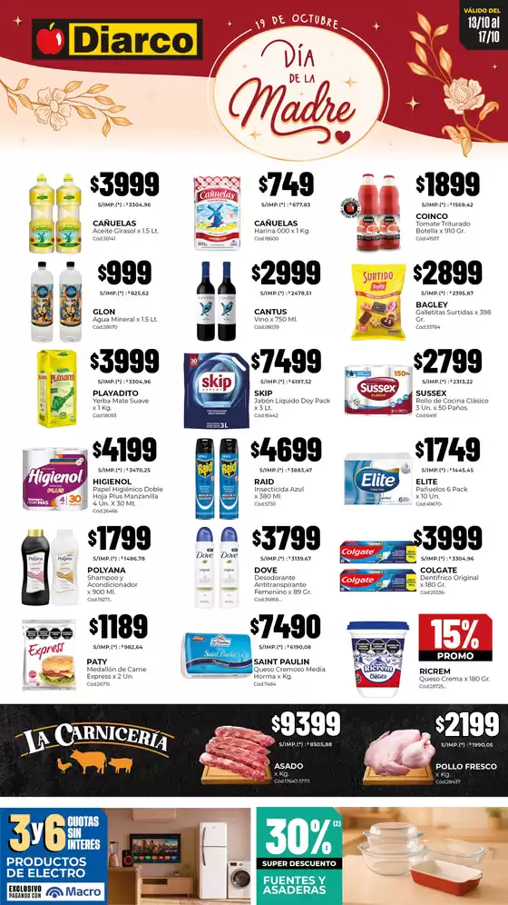 Catálogo Diarco | OFERTAS PUEBLO SUR | 2025-10-13T00:00:00.000Z - 2025-10-17T00:00:00.000Z