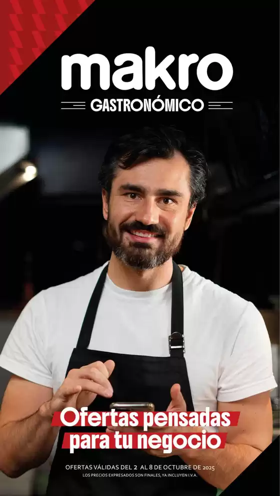 Catálogo Makro | Ofertas Gastronómicas del 02/10 al 08/10 | 2025-10-13T00:00:00.000Z - 2025-10-27T00:00:00.000Z