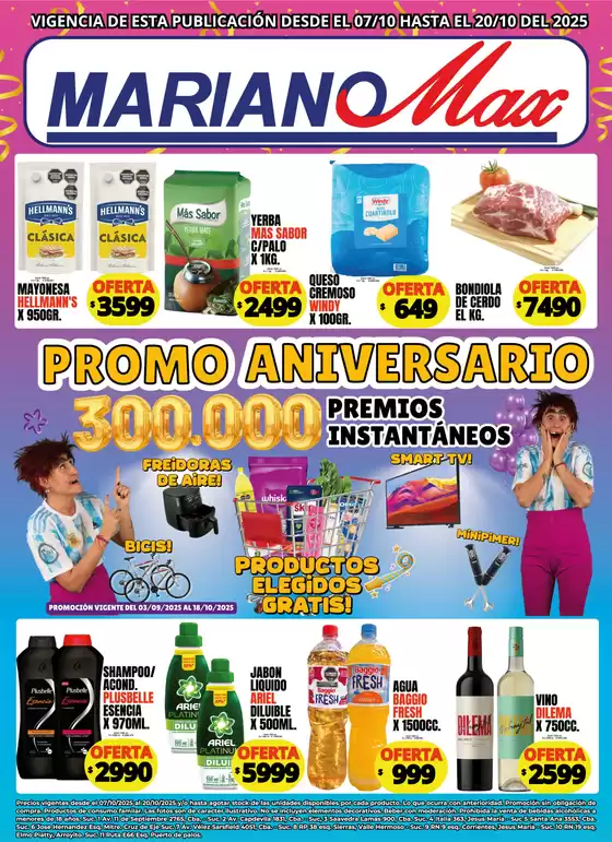 Catálogo Supermercados Mariano Max en Salta | Ahorra ahora con nuestras ofertas | 2025-10-14T00:00:00.000Z - 2025-10-28T00:00:00.000Z