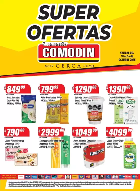 Catálogo Supermercados Comodin en Salta | Gangas y ofertas actuales | 2025-10-14T00:00:00.000Z - 2025-10-28T00:00:00.000Z