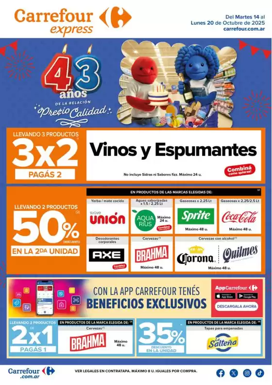 Catálogo Carrefour Express | Carrefour Express 14 Octubre | 2025-10-14T00:00:00.000Z - 2025-10-21T00:00:00.000Z