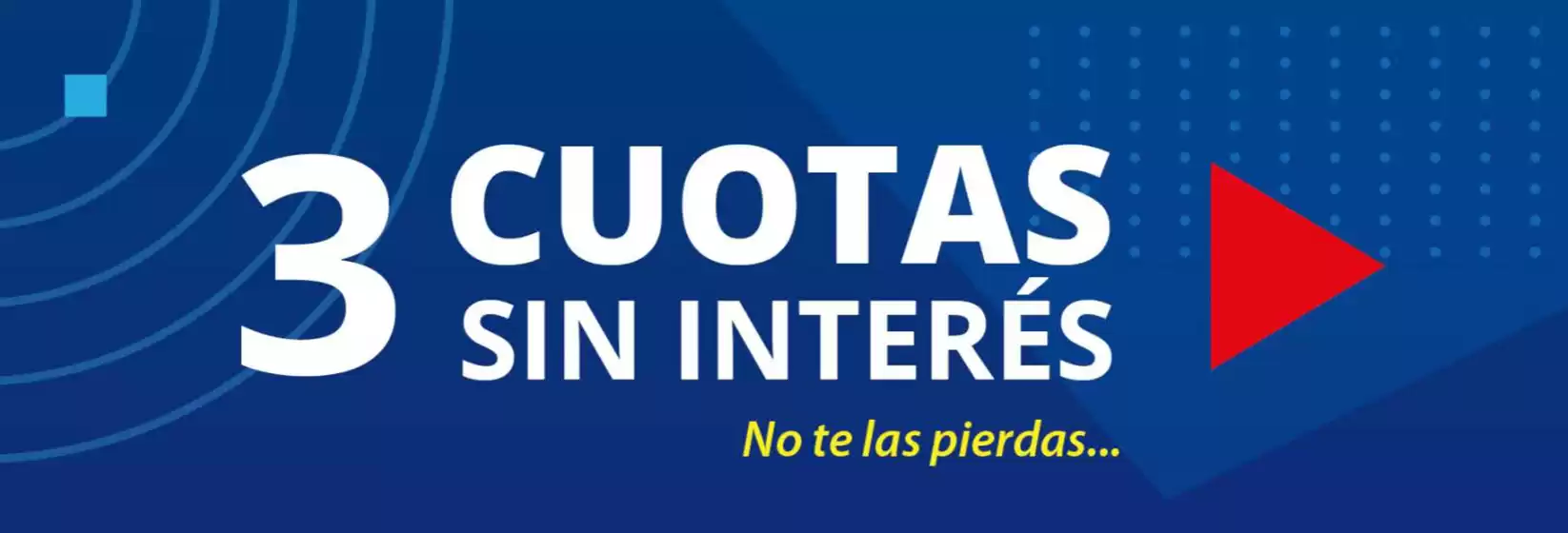 3 cuotas sin interes!!