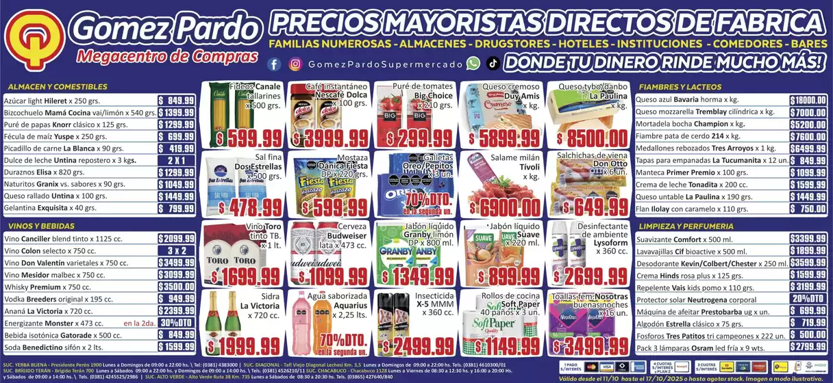 Catálogo Gomez Pardo en Rosario | Aviso Sábado | 2025-10-16T00:00:00.000Z - 2025-10-30T00:00:00.000Z