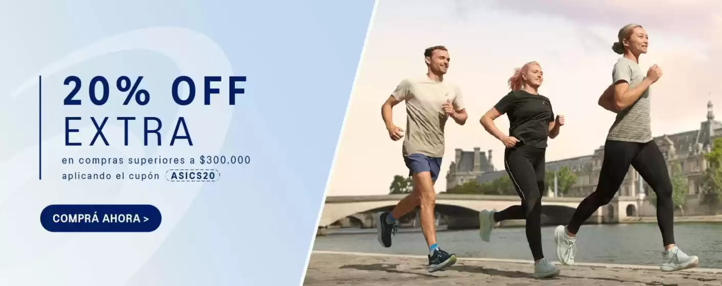 Catálogo Asics en Martínez | Promoción! 20% off | 2025-10-16T00:00:00.000Z - 2025-10-19T00:00:00.000Z