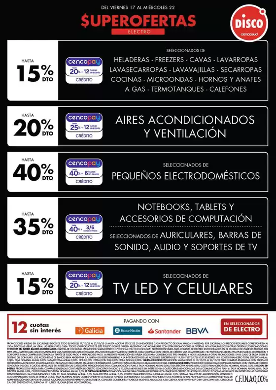 Catálogo Disco en Huillapima | Ofertas | Electro, T. Libre y más | 2025-10-16T00:00:00.000Z - 2025-10-23T00:00:00.000Z